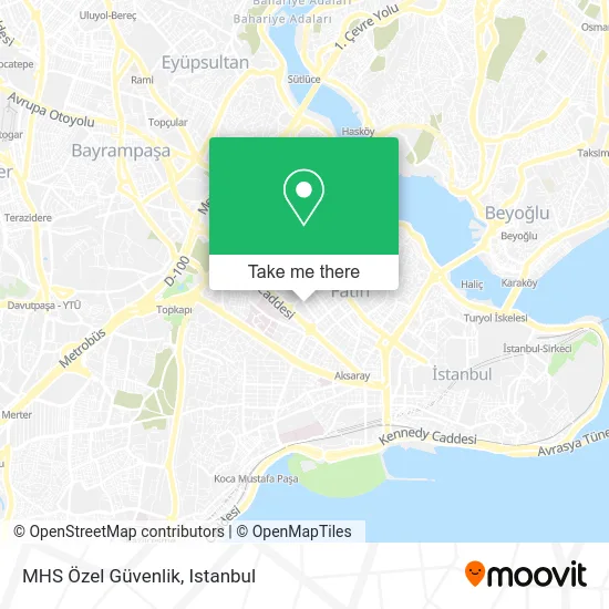 MHS Özel Güvenlik map