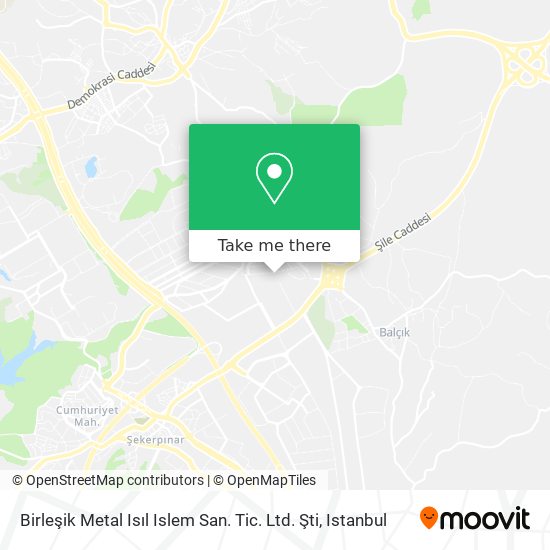 Birleşik Metal Isıl Islem San. Tic. Ltd. Şti map