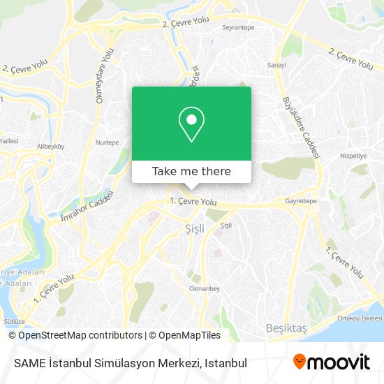 SAME İstanbul Simülasyon Merkezi map