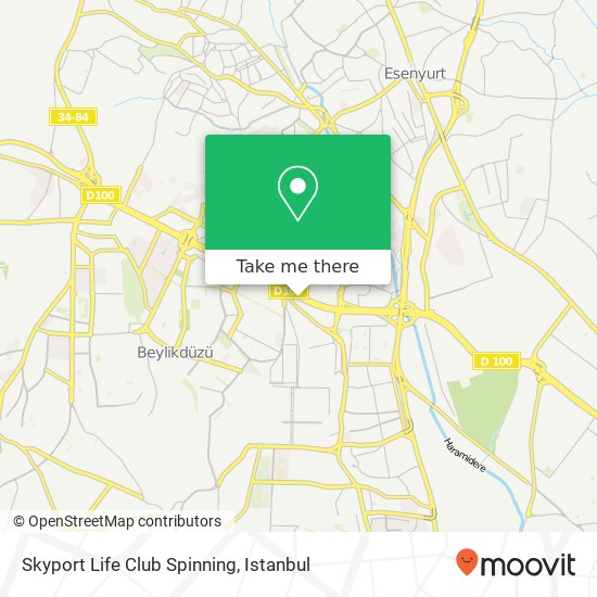 Skyport Life Club Spinning map