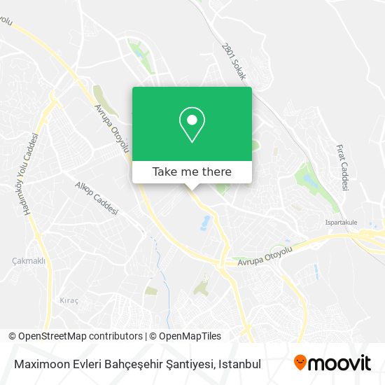 Maximoon Evleri Bahçeşehir Şantiyesi map