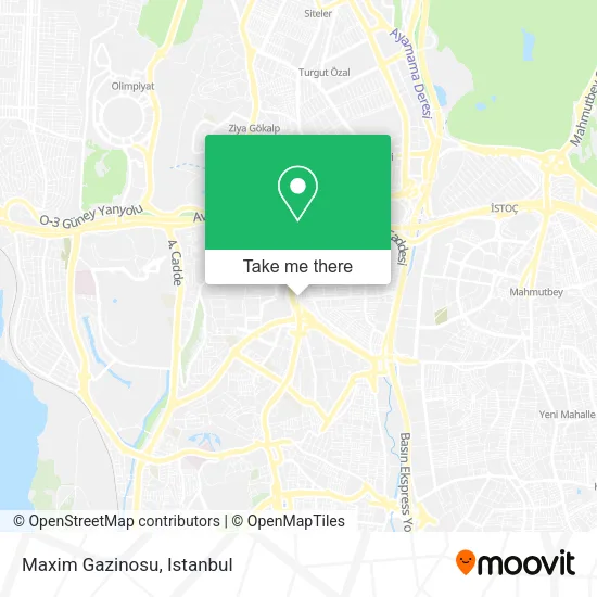 Maxim Gazinosu map