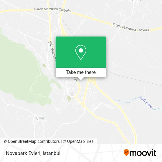 Novapark Evleri map