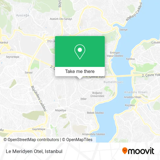 Le Meridyen Otel map