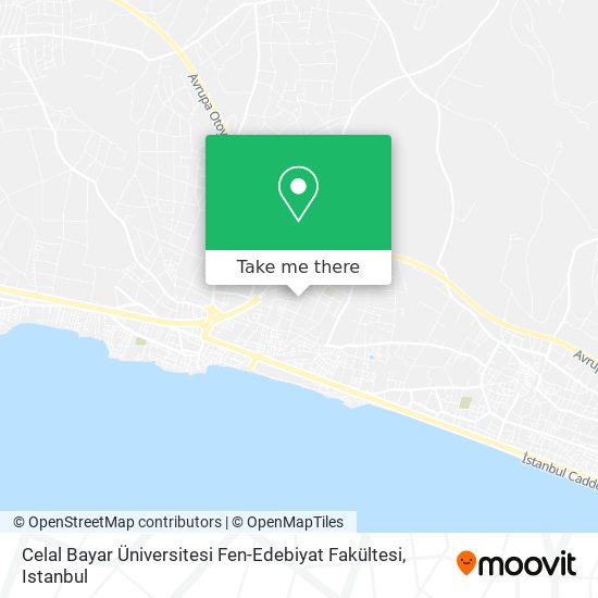 Celal Bayar Üniversitesi Fen-Edebiyat Fakültesi map