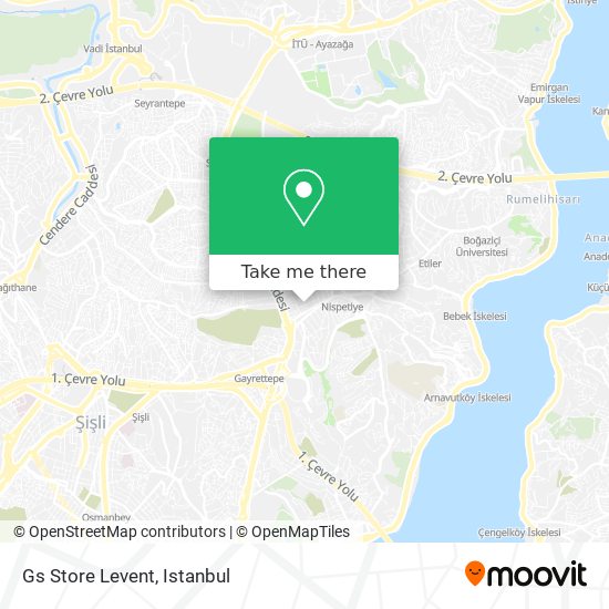 Gs Store Levent map