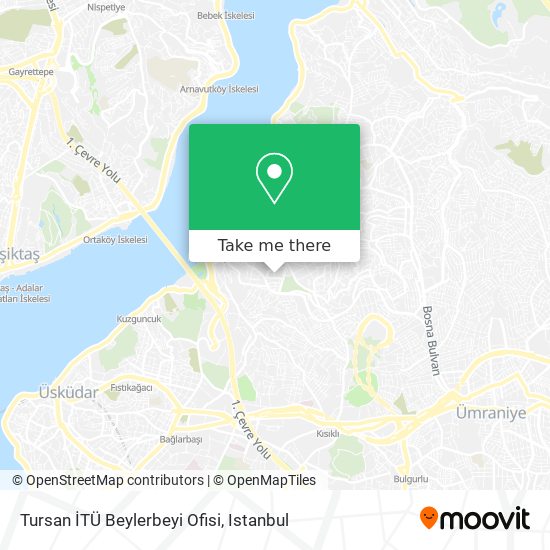 Tursan İTÜ Beylerbeyi Ofisi map