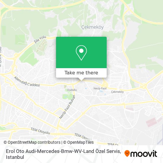 Erol Oto Audi-Mercedes-Bmw-WV-Land Özel Servis map