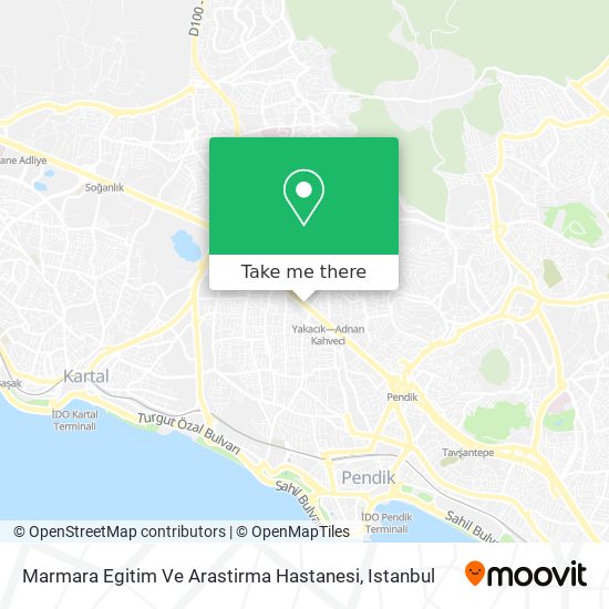 Marmara Egitim Ve Arastirma Hastanesi map