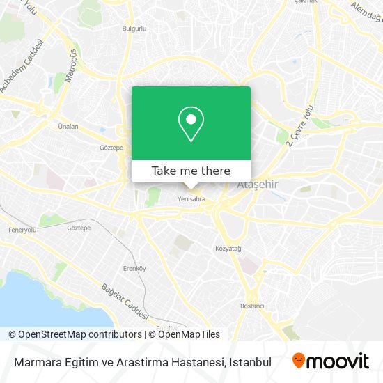 Marmara Egitim ve Arastirma Hastanesi map