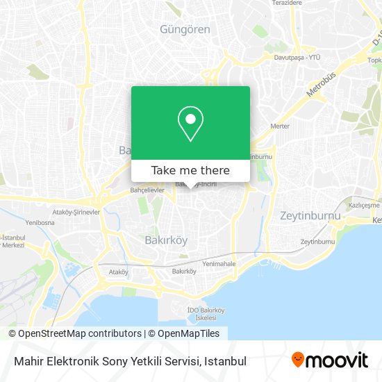 Mahir Elektronik Sony Yetkili Servisi map