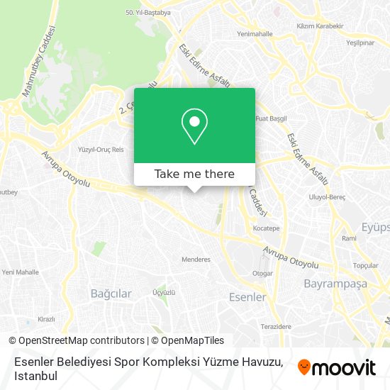 Esenler Belediyesi Spor Kompleksi Yüzme Havuzu map