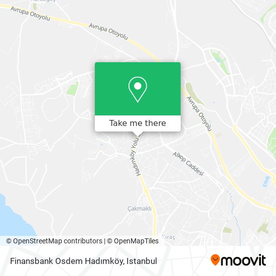 Finansbank Osdem Hadımköy map