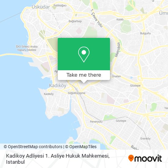 Kadikoy Adliyesi 1. Asliye Hukuk Mahkemesi map