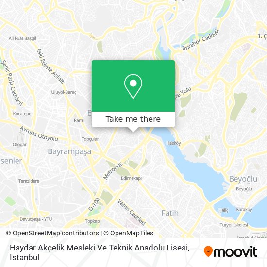 Haydar Akçelik Mesleki Ve Teknik Anadolu Lisesi map