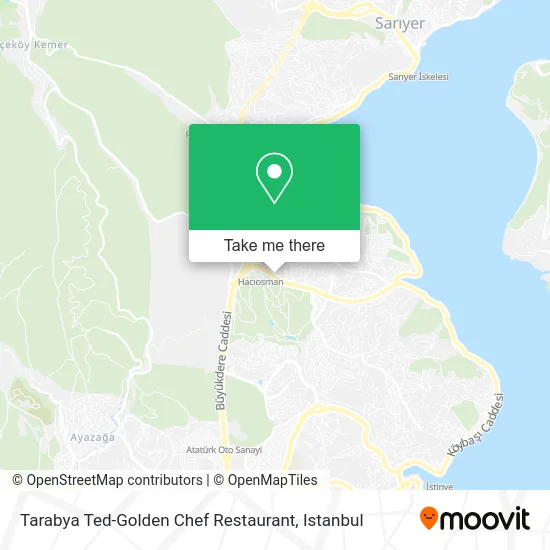 Tarabya Ted-Golden Chef Restaurant map