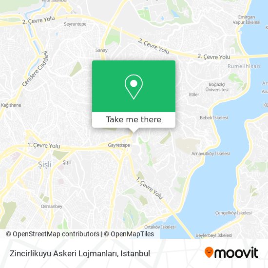Zincirlikuyu Askeri Lojmanları map