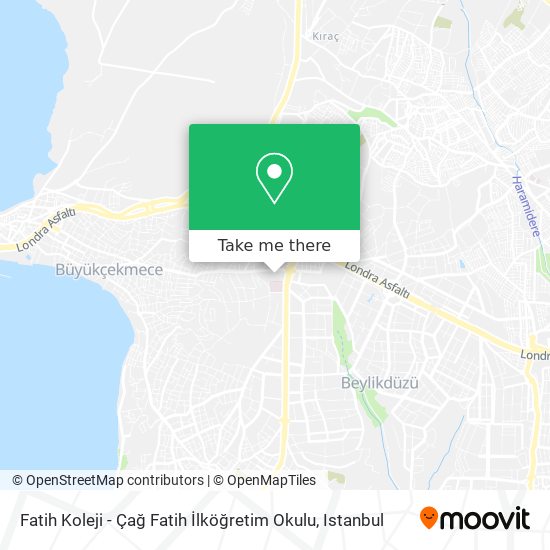 Fatih Koleji - Çağ Fatih İlköğretim Okulu map