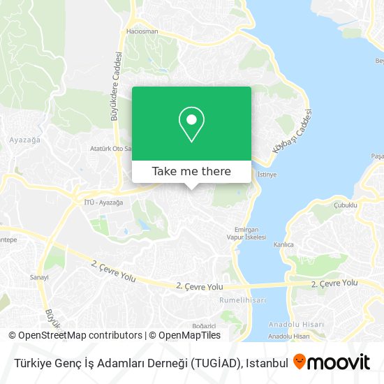 Türkiye Genç İş Adamları Derneği (TUGİAD) map