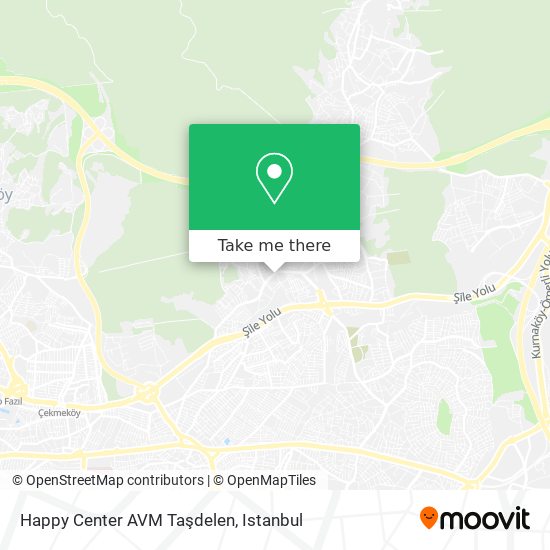 Happy Center AVM Taşdelen map