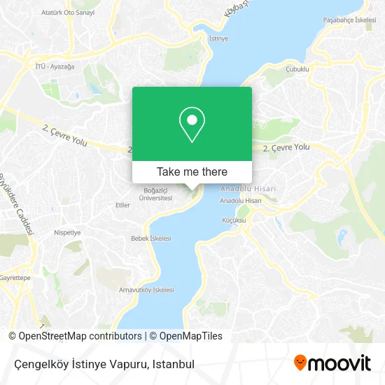 Çengelköy İstinye Vapuru map