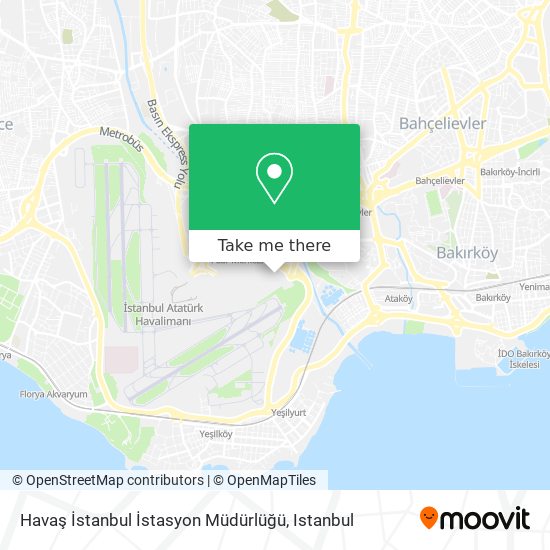 Havaş İstanbul İstasyon Müdürlüğü map