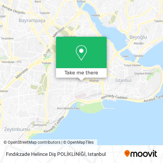 Fındıkzade Helince Diş POLİKLİNİĞİ map