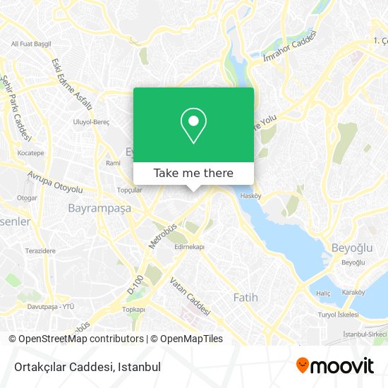 Ortakçılar Caddesi map