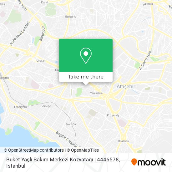 Buket Yaşlı Bakım Merkezi Kozyatağı | 4446578 map