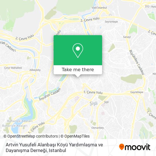 Artvin Yusufeli Alanbaşı Köyü Yardımlaşma ve Dayanışma Derneği map