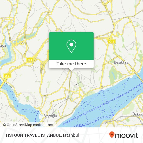 TISFOUN TRAVEL ISTANBUL map