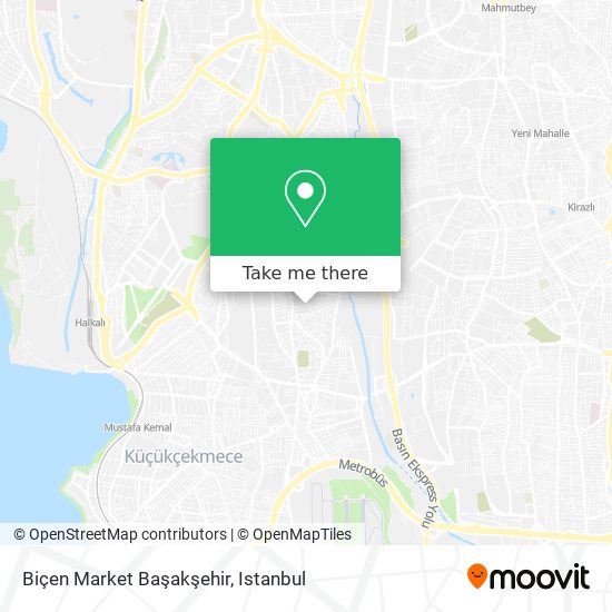 Biçen Market Başakşehir map