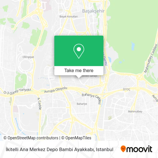 İkitelli Ana Merkez Depo Bambi Ayakkabı map