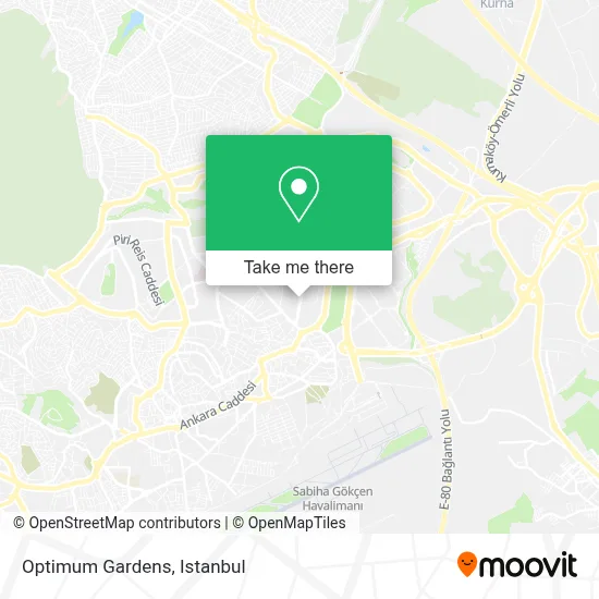 Optimum Gardens map
