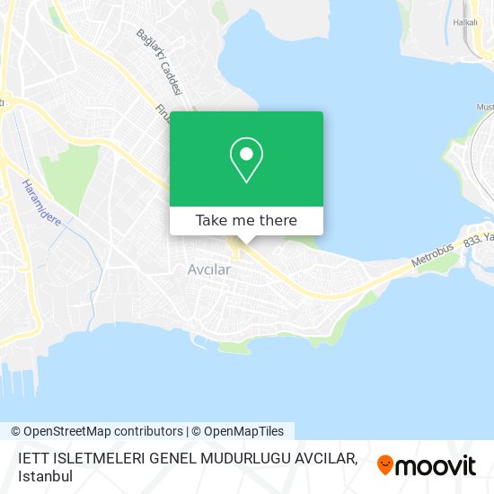 IETT ISLETMELERI GENEL MUDURLUGU AVCILAR map