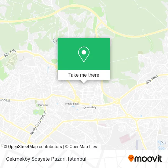 Çekmeköy Sosyete Pazari map