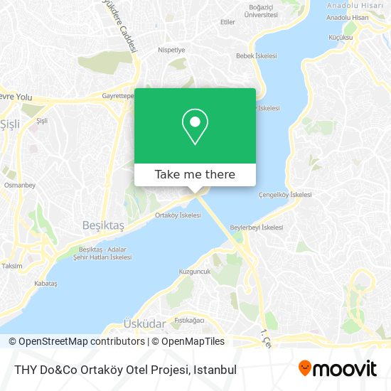 THY Do&Co Ortaköy Otel Projesi map