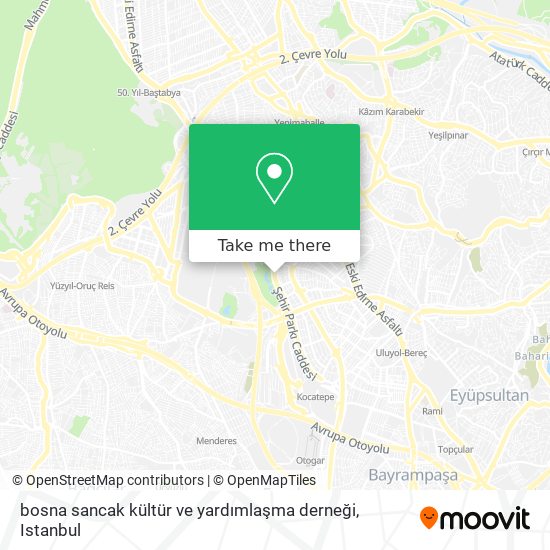 bosna sancak kültür ve yardımlaşma derneği map