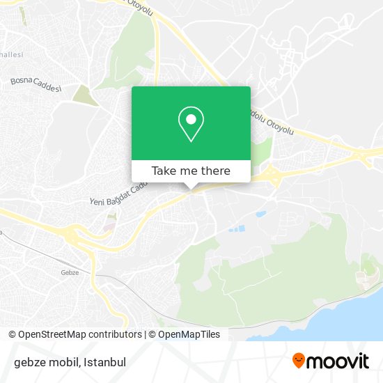 gebze mobil map