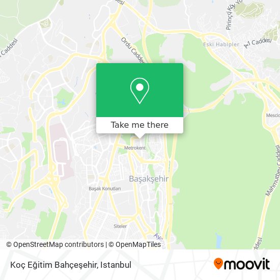 Koç Eğitim Bahçeşehir map