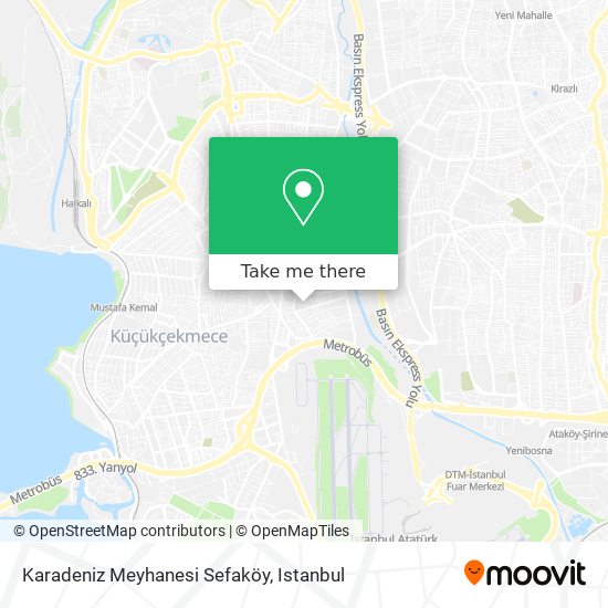 Karadeniz Meyhanesi Sefaköy map