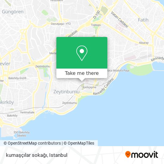 kumaşçılar sokağı map
