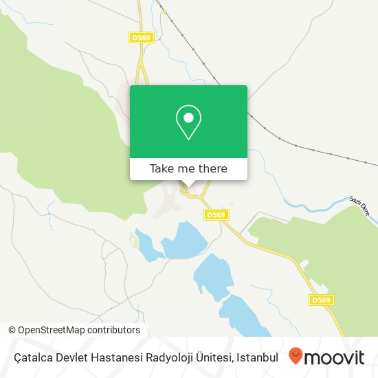 Çatalca Devlet Hastanesi Radyoloji Ünitesi map