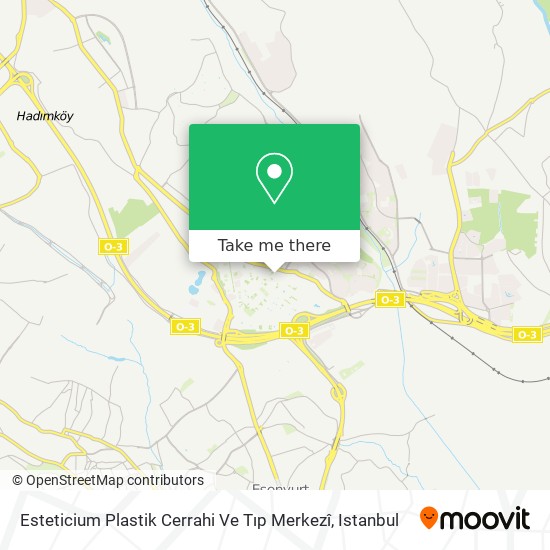 Esteticium Plastik Cerrahi Ve Tıp Merkezî map