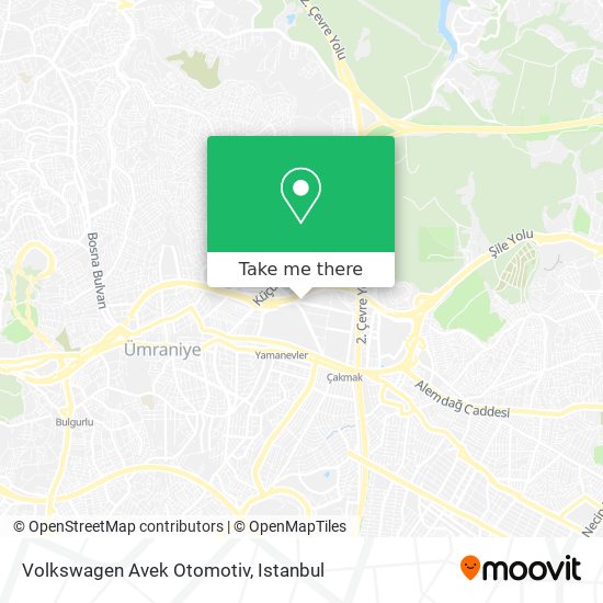 Volkswagen Avek Otomotiv map
