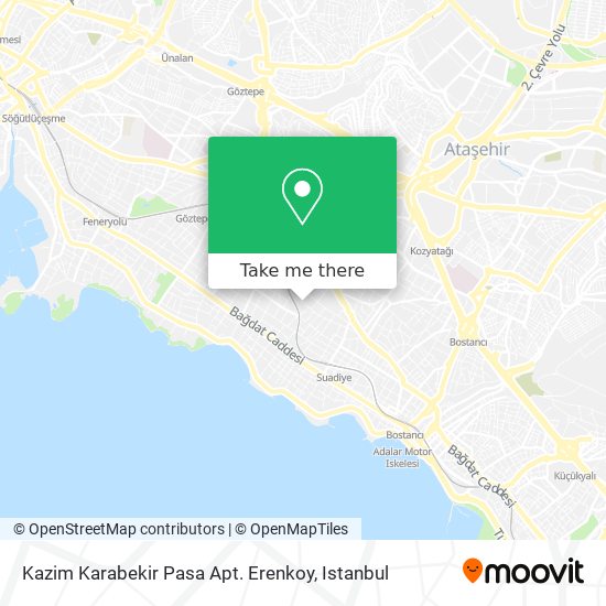 Kazim Karabekir Pasa Apt. Erenkoy map