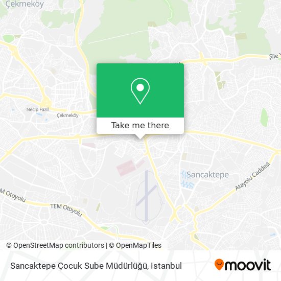 Sancaktepe Çocuk Sube Müdürlüğü map