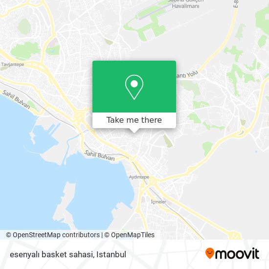 esenyalı basket sahasi map