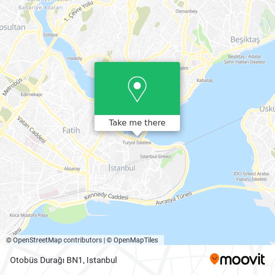 Otobüs Durağı BN1 map