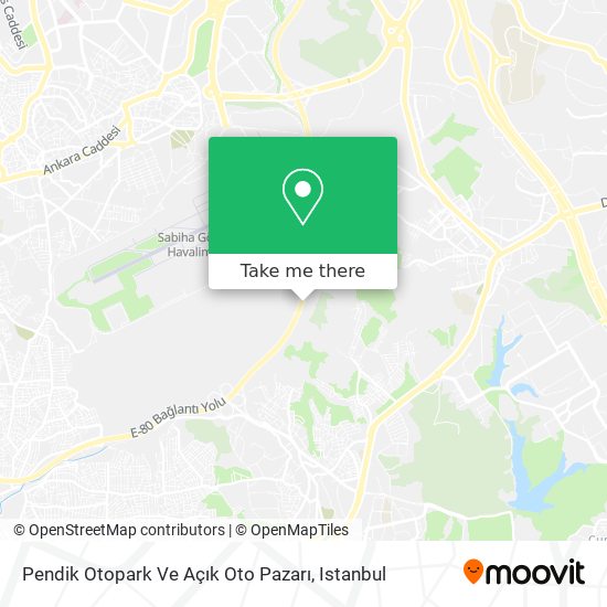 Pendik Otopark Ve Açık Oto Pazarı map